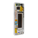 Samsung Galaxy S8 G950F Display And Digitizer With Frame Silver Service Pack