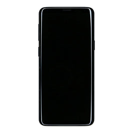 Samsung Galaxy S9 G960F Display And Digitizer With Frame Midnight Black Service Pack