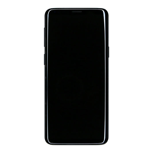 Samsung Galaxy S9 G960F Display And Digitizer With Frame Midnight Black Service Pack