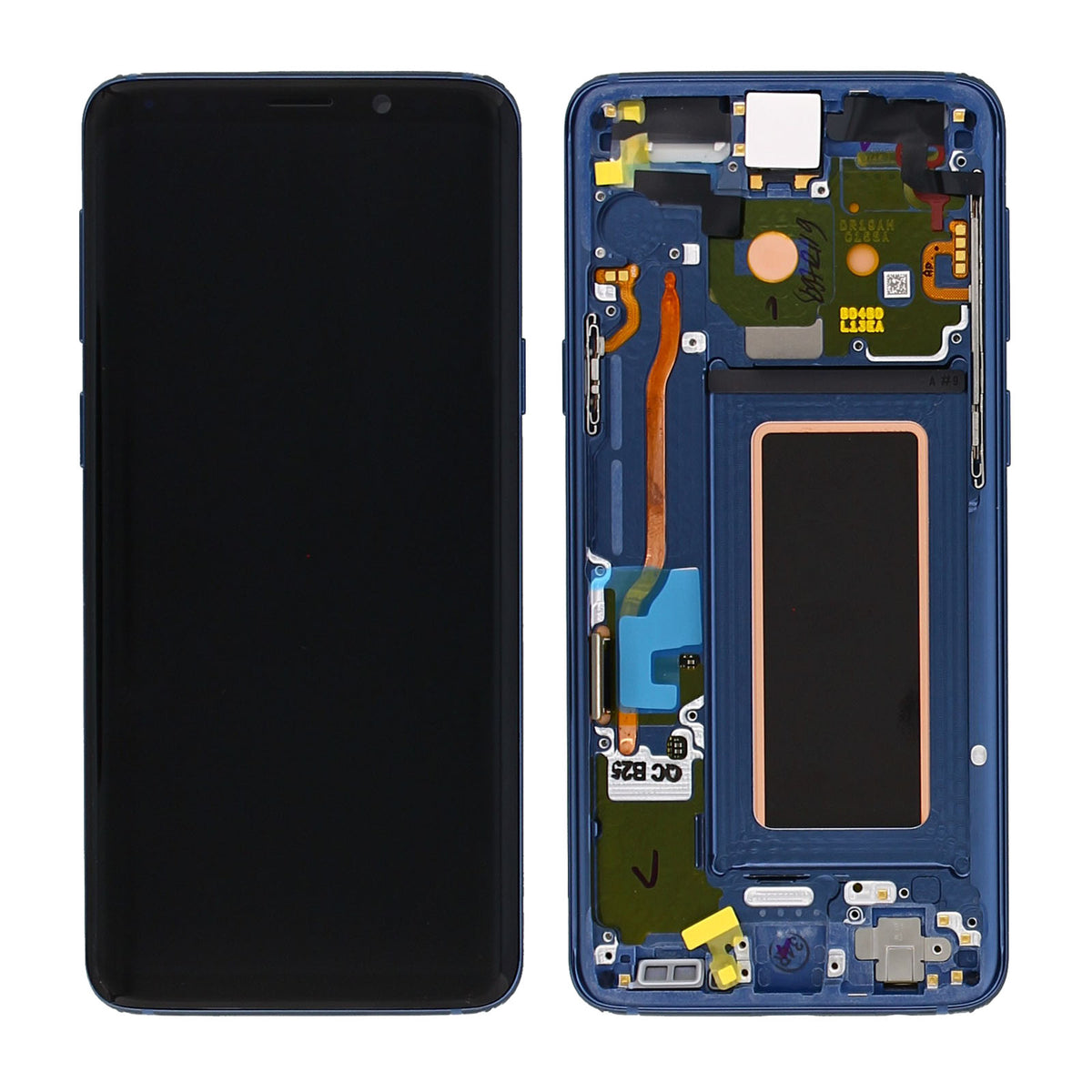 Samsung Galaxy S9 G960F Display And Digitizer With Frame Coral Blue Service Pack