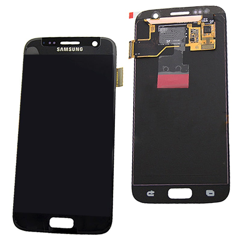 Samsung Galaxy S7 G930F Display And Digitizer Without Frame Black Service Pack