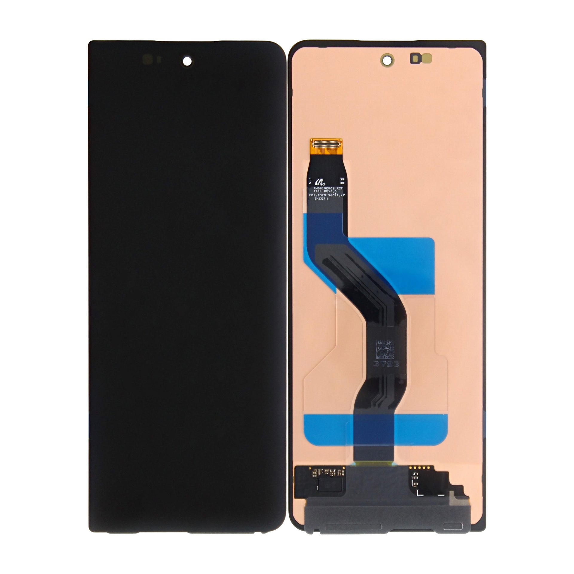Samsung Galaxy Z Fold5 F946B Sub Display And Digitizer Black Service Pack