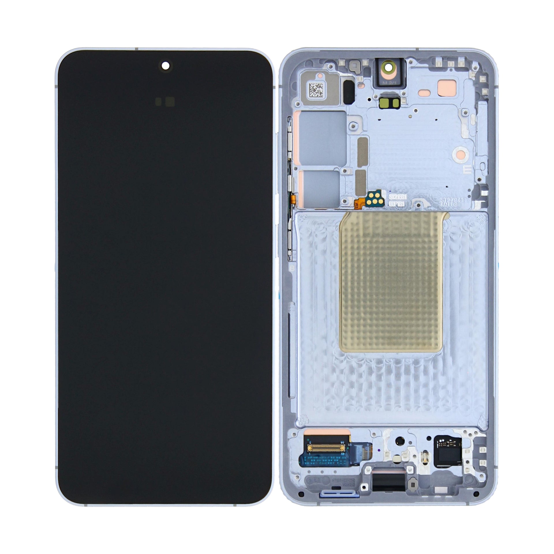 Samsung Galaxy S24 S921B Display And Digitizer With Frame Sapphire Blue Pre-Assembled