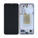 Samsung Galaxy S24 S921B Display And Digitizer With Frame Sapphire Blue Pre-Assembled