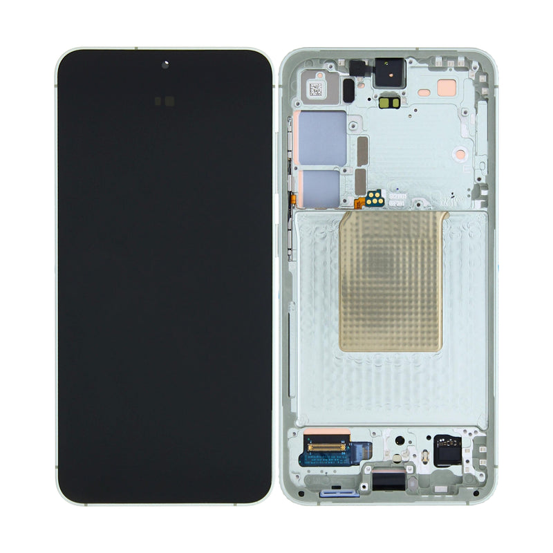 Samsung Galaxy S24 S921B Display And Digitizer With Frame Jade Green Pre-Assembled