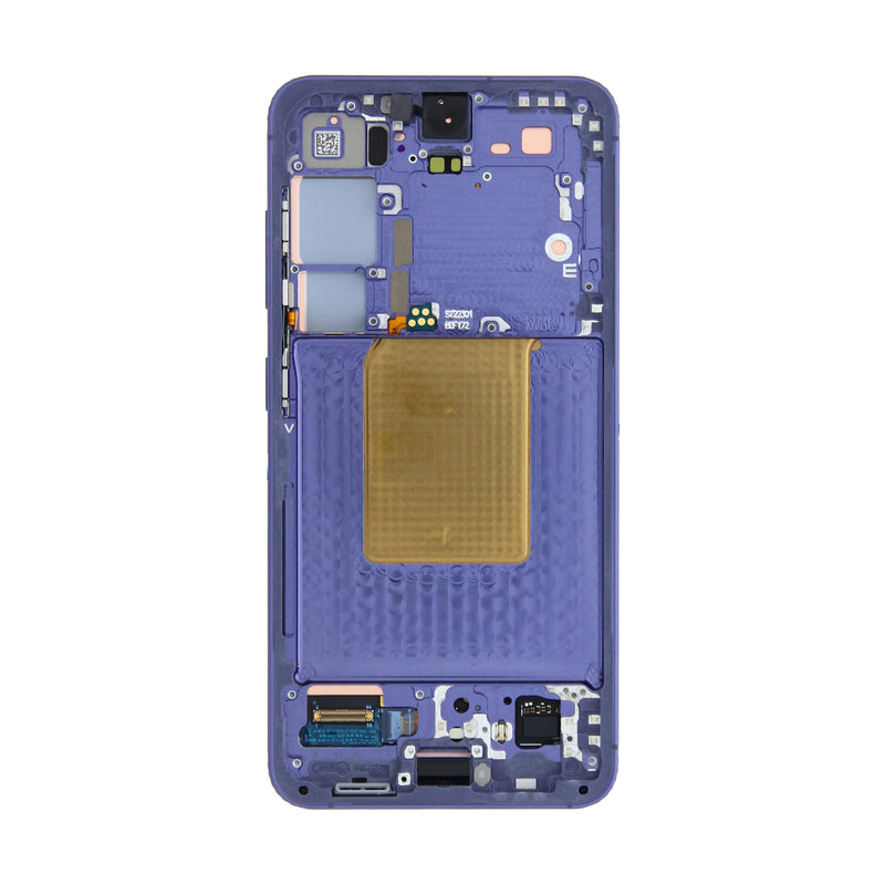 Samsung Galaxy S24 S921B Display And Digitizer With Frame Cobalt Violet Pre-Assembled