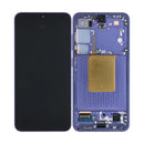 Samsung Galaxy S24 S921B Display And Digitizer With Frame Cobalt Violet Pre-Assembled