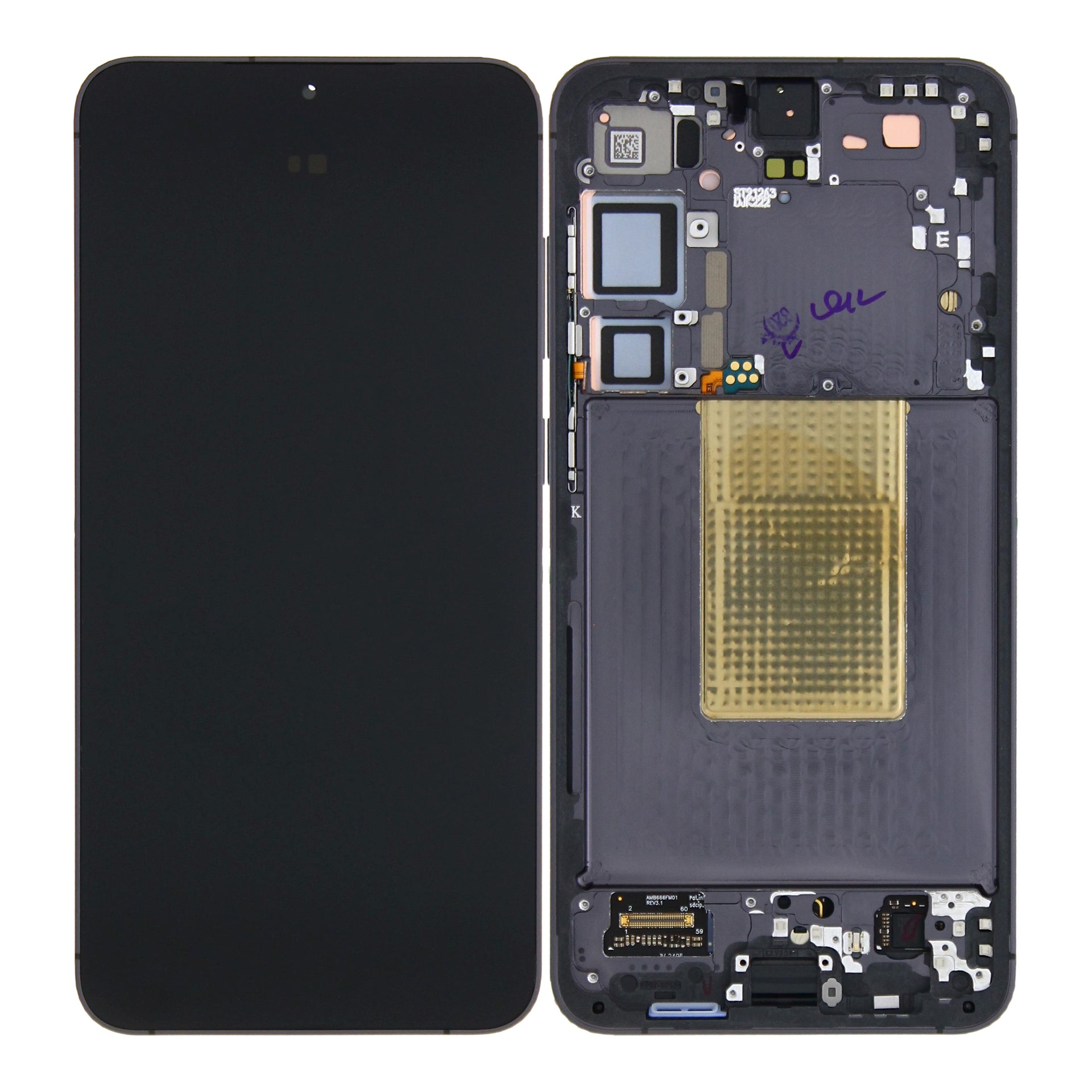 Samsung Galaxy S24 Plus S926B Display And Digitizer With Frame Onyx Black Pre-Assembled