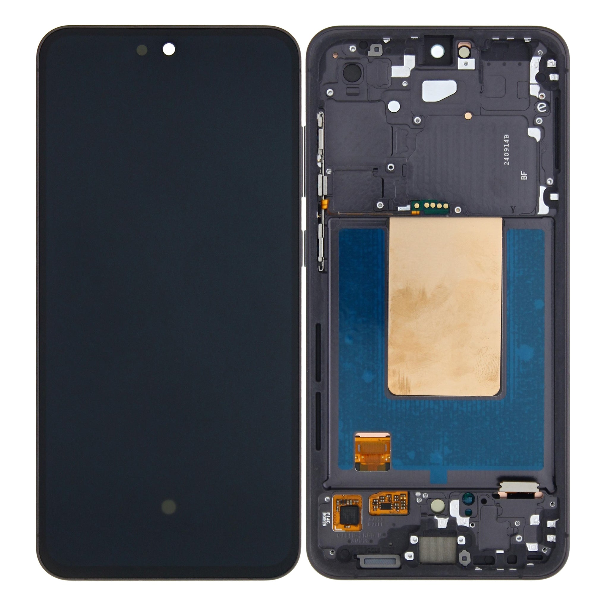 Samsung Galaxy S24 FE S721B Display And Digitizer With Frame Black Pre-Assembled