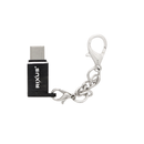 Rixus OTG Portable Adapter Micro-USB To USB-C Black