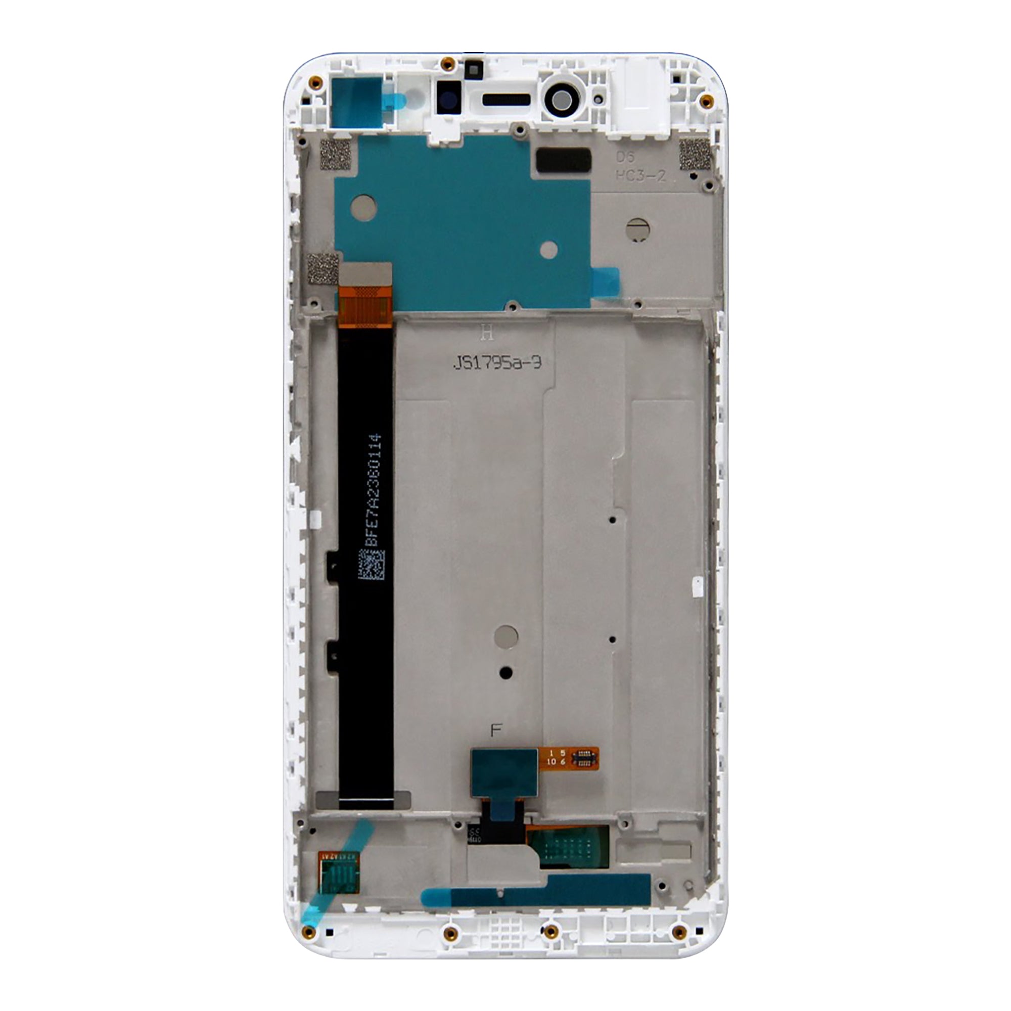 Xiaomi Redmi Note 5A (High-End) Display And Digitizer With Frame White OEM