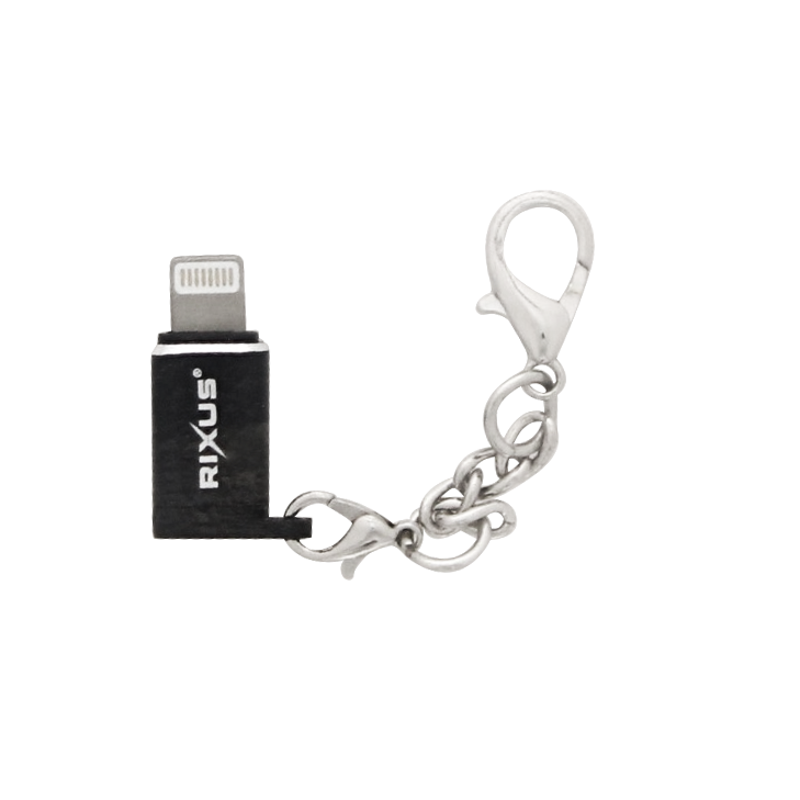 Rixus OTG Portable Adapter Micro-USB To Lightning Connector