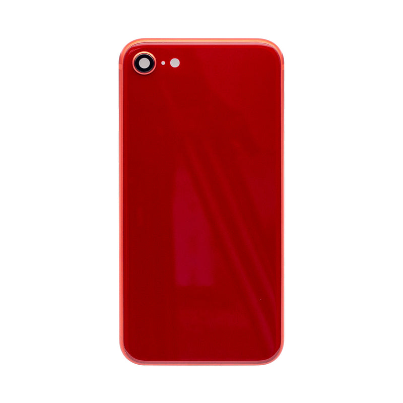 For iPhone 8 Complete Housing Incl All Small Parts Without Battery and Back Camera RED