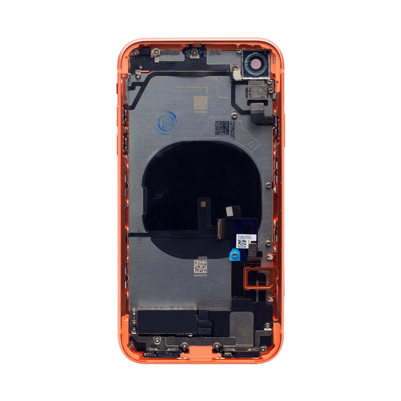 For iPhone XR Complete Housing Incl All Small Parts Without Battery and Back Camera (Orange)