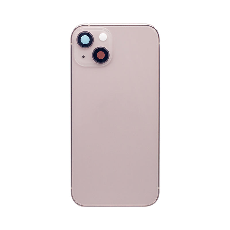 For iPhone 13 Back Housing Only Frame And Extra Glass Pink