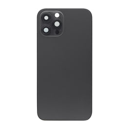 For iPhone 12 Pro Max Back Housing Only Frame And Extra Glass Graphite