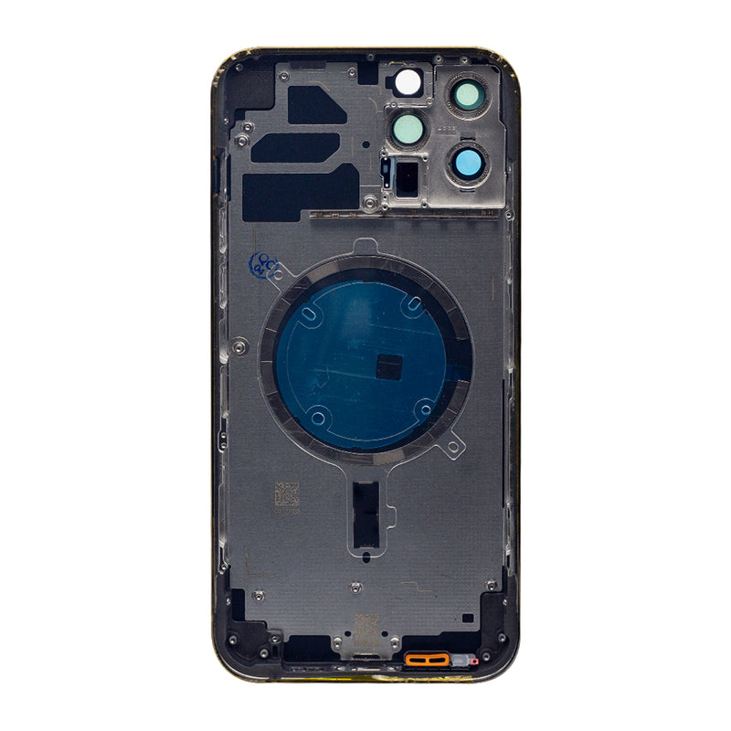 For iPhone 12 Pro Max Back Housing Only Frame And Extra Glass Graphite