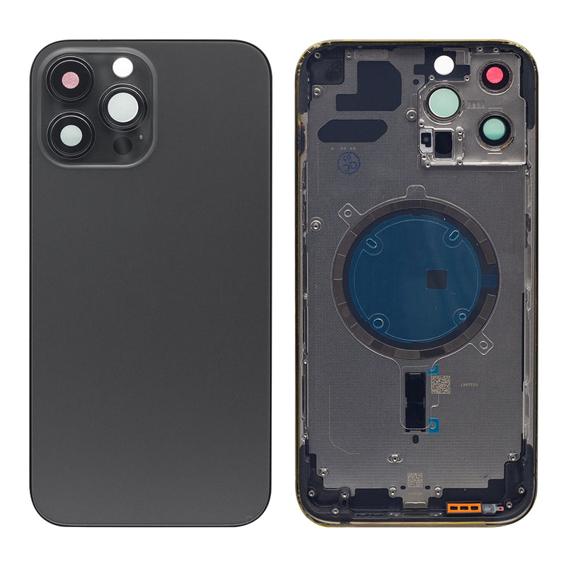 For iPhone 13 Pro Max Back Housing Only Frame And Extra Glass Graphite
