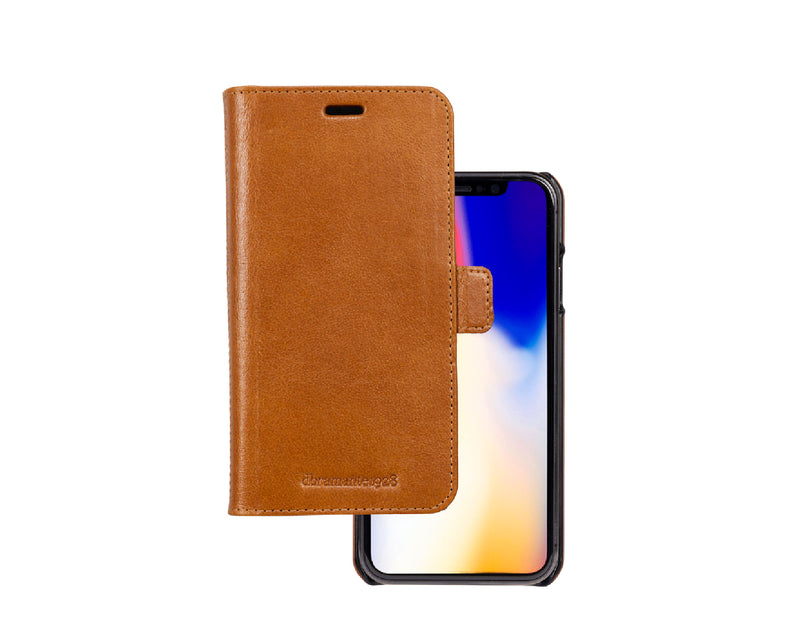 Dbramante Lynge Bookcase Tan for iPhone Xs Max