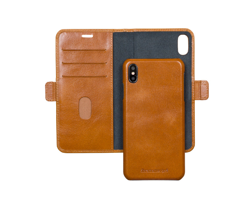 Dbramante Lynge Bookcase Tan for iPhone Xs Max