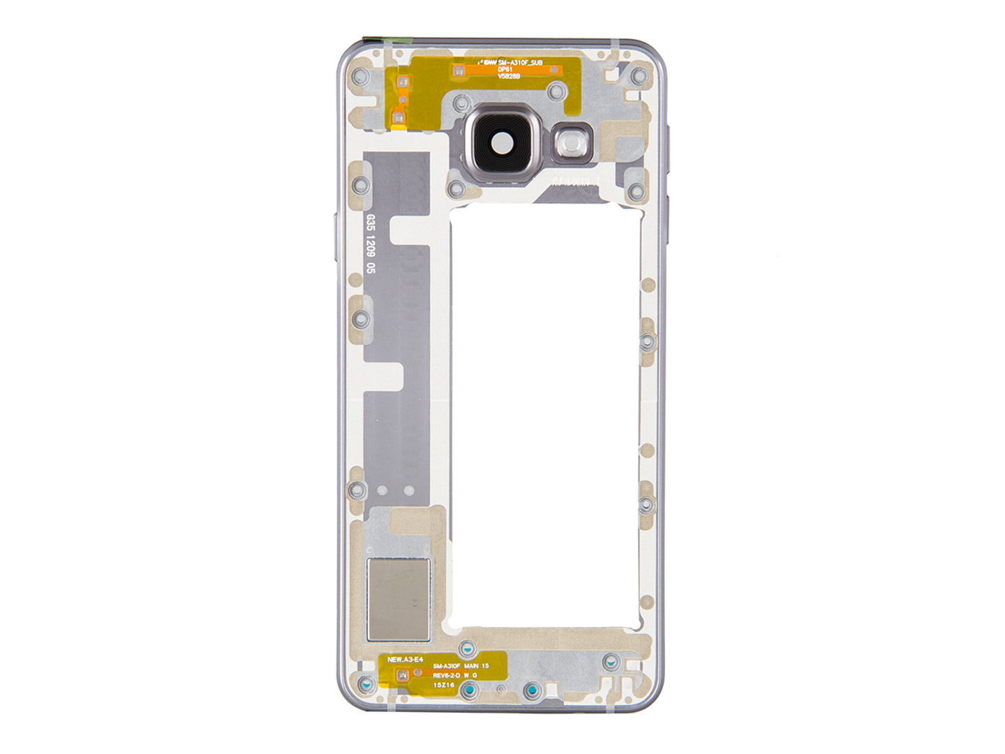 Samsung Galaxy A3 A310F (2016) Middle Frame Black